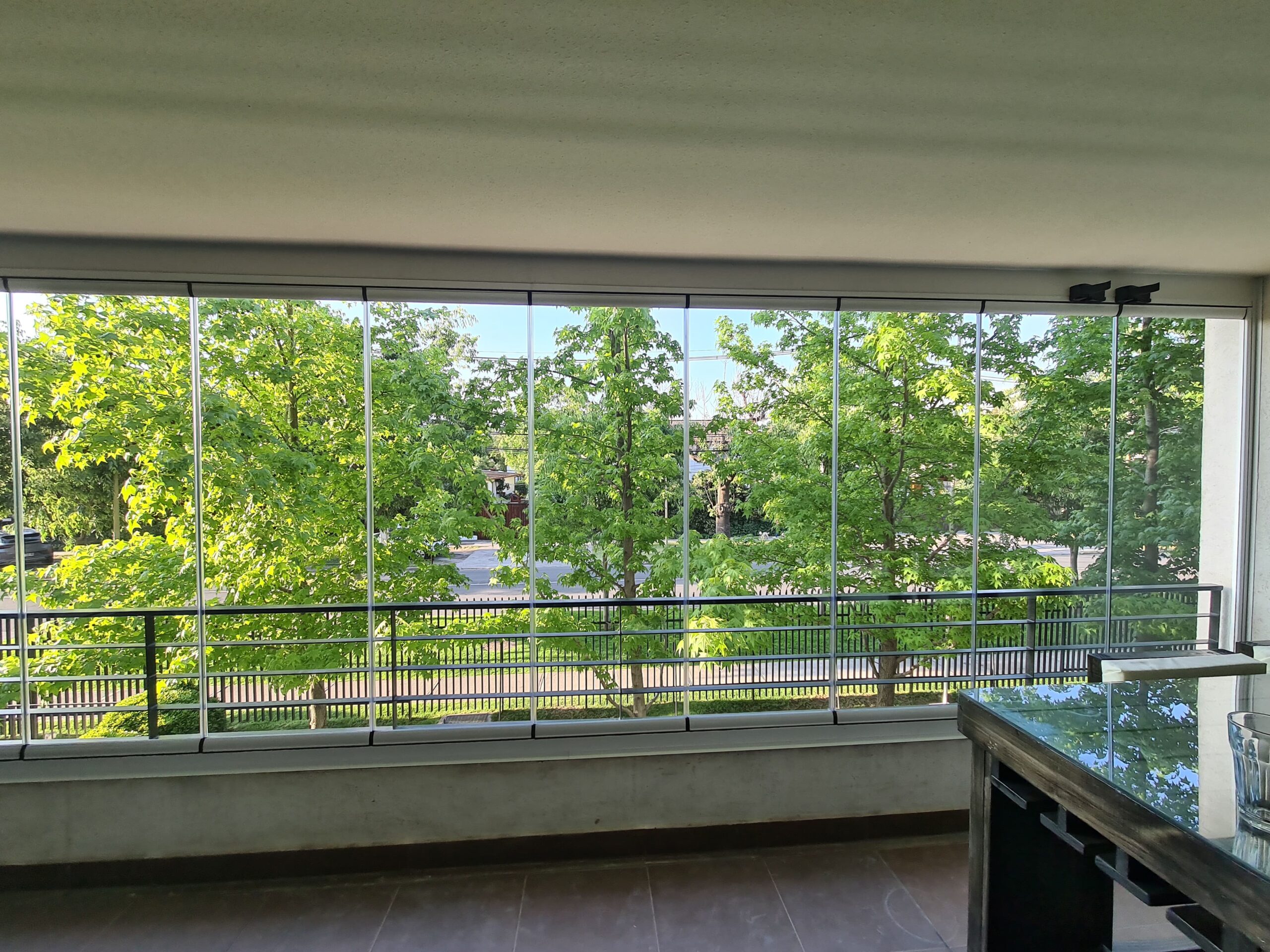 frameless glass balcony systems​