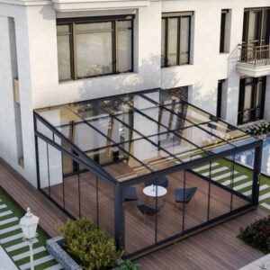 Retractable skylight