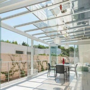 Retractable skylight