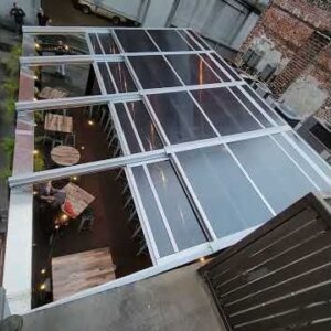Retractable skylight