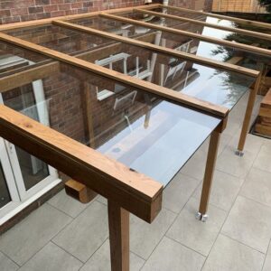 Retractable skylight