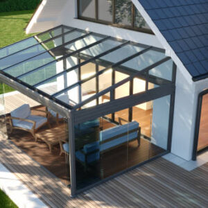 Retractable skylight