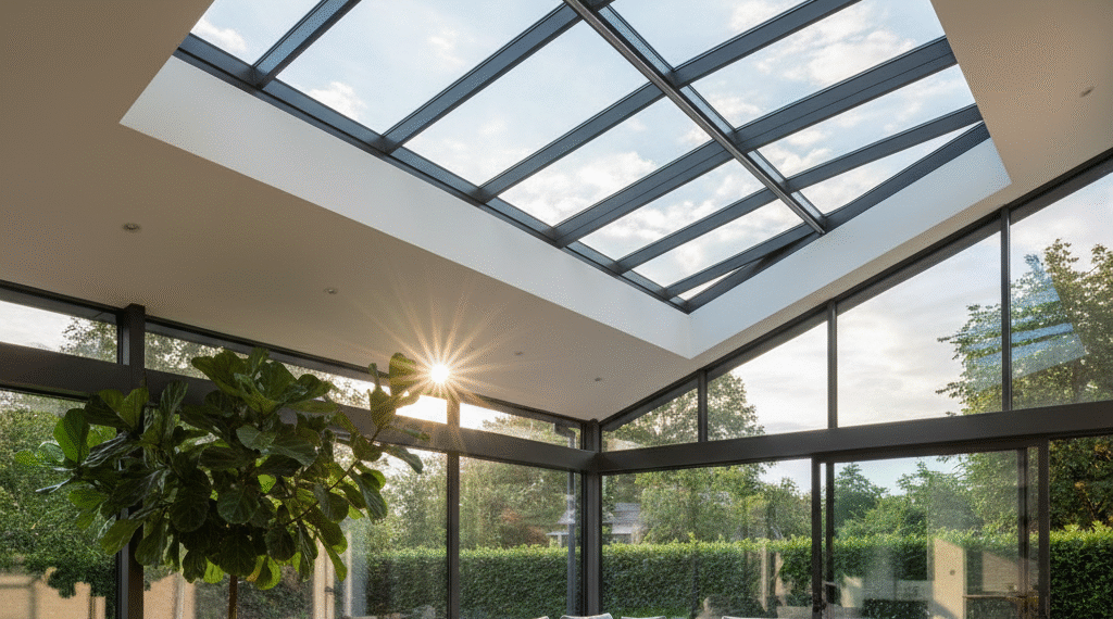 Moveable Glass Skylight