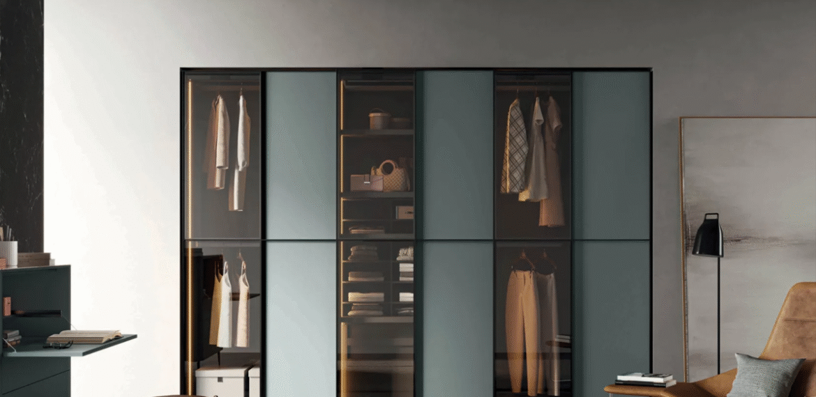 Wardrobes Glass Shutter